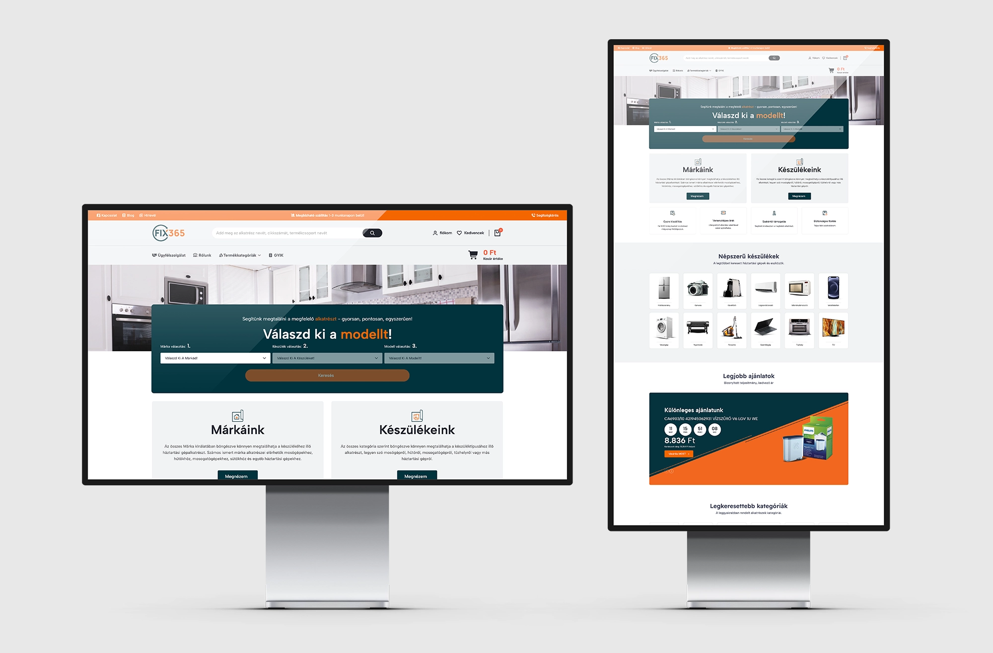 Custom online store development